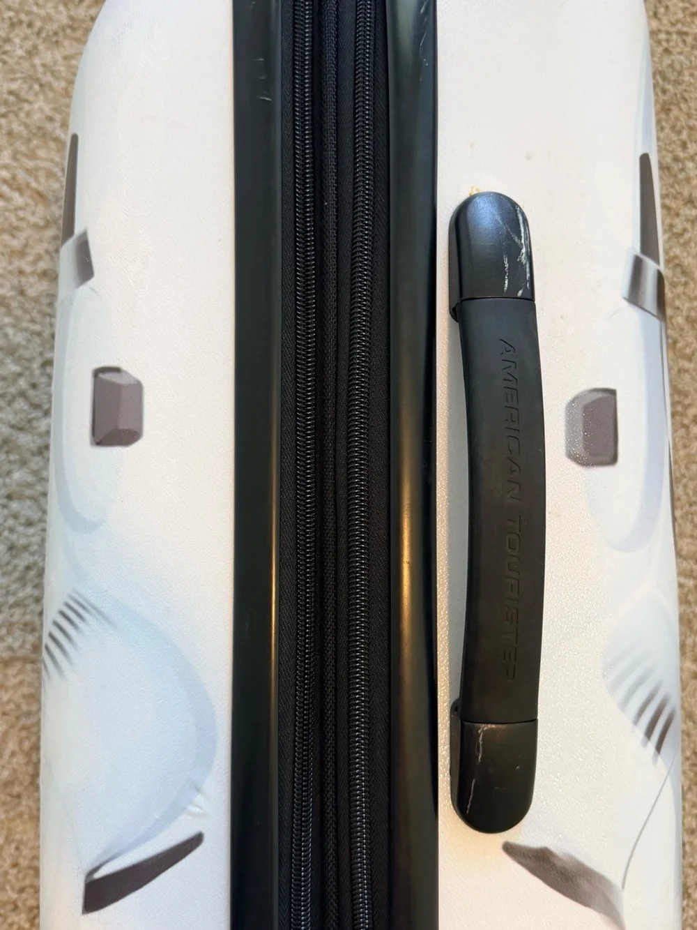 American Tourister Kids Star Wars Stormtrooper Carry-On - White & Black